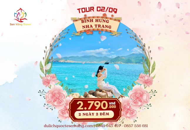 TP.HCM - ĐẢO BÌNH HƯNG - NHA TRANG  2N2Đ Tết