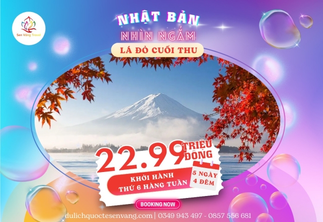 TP.HCM- NHẬT BẢN 5N4Đ 