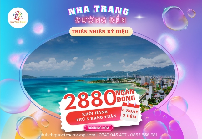 TPHCM - NHA TRANG – HÒN TẰM  – WINWONDER 3N3Đ