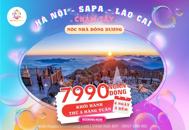 HÀ NỘI - SAPA - LÀO CAI 4N3Đ