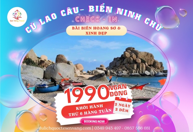 TP.HCM - CÙ LAO CÂU - CỔ THẠCH- BIỂN NINH CHỮ 2N2Đ