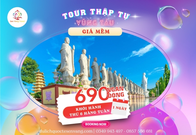 TOUR THẬP TỰ VŨNG TÀU 1 NGÀY