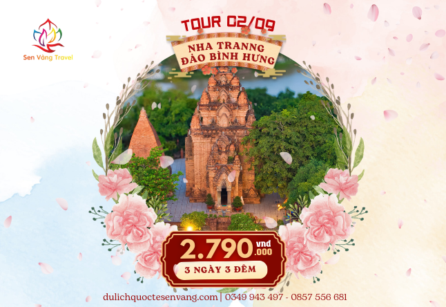 TP.HCM - ĐẢO BÌNH HƯNG - NHA TRANG  3N3Đ Tết