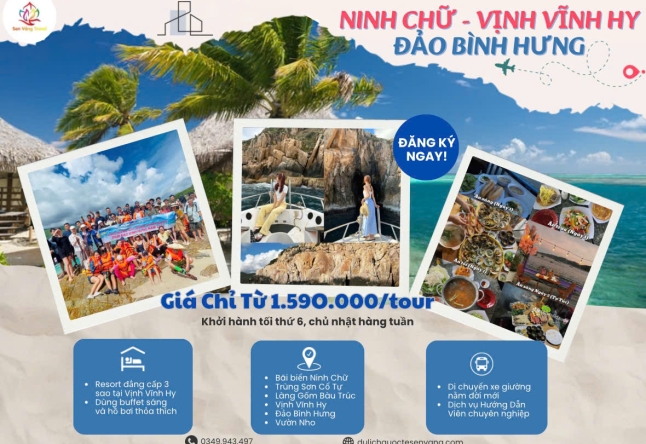 TP.HCM - NĨNH CHỮ - VĨNH HY - BÌNH HƯNG 3 SAO GIÁ RẺ