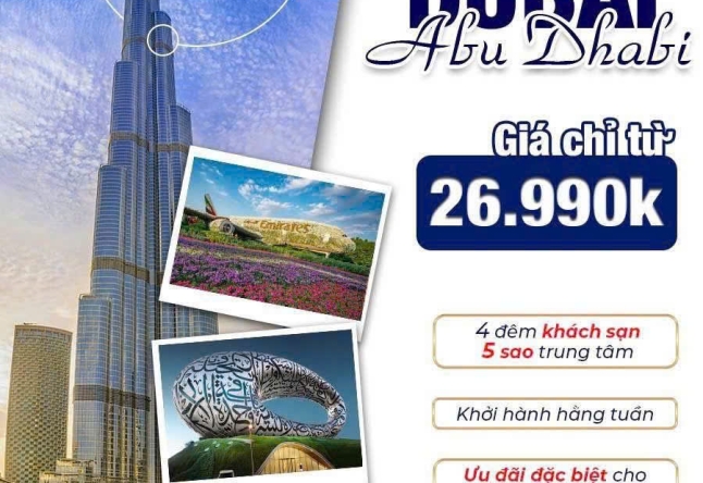 DUBAI - ABU - DHABI 5N4Đ