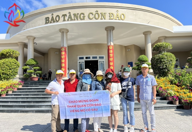 XIN CẢM ƠN ĐOÀN TPHCM THAM QUAN CÔN ĐẢO VIẾNG MỘ CÔ SÁU