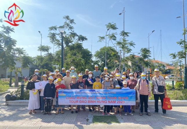 XIN CẢM ƠN ĐOÀN KHÁCH LẺ TP.HCM THAM QUAN ĐẢO BÌNH HƯNG 2N2Đ