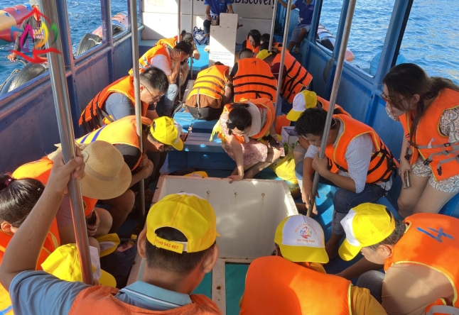 XIN CẢM ƠN ĐOÀN MỸ THO TIỀN GIANG THAM QUAN ĐẢO BÌNH HƯNG 2N2Đ 