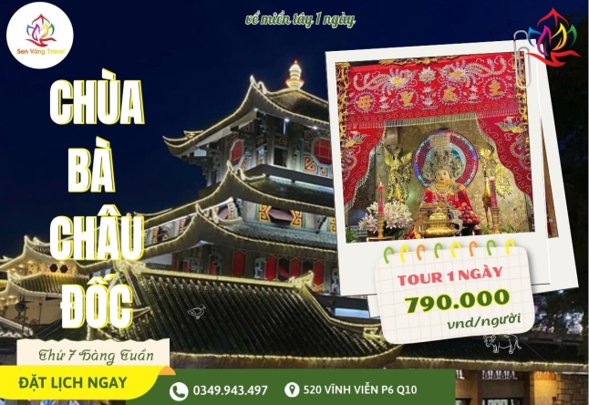 TP.HCM - CHÂU ĐỐC - RỪNG TRÀM TRÀ SƯ 1N1Đ