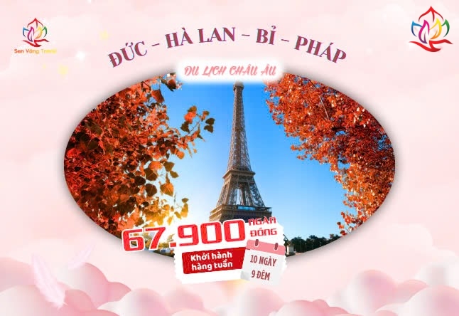 TPHCM- Đức - Hà Lan - Bỉ - Pháp 10N9Đ