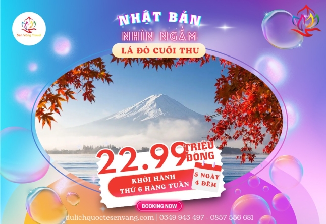 TP.HCM- NHẬT BẢN 5N4Đ 