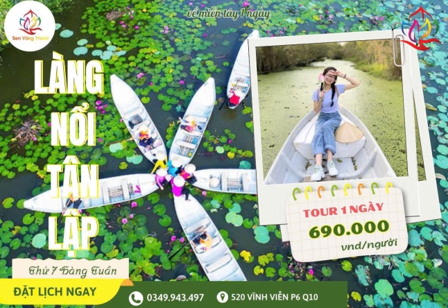 TP.HCM - LÀNG NỔI TÂN LẬP 1 NGÀY