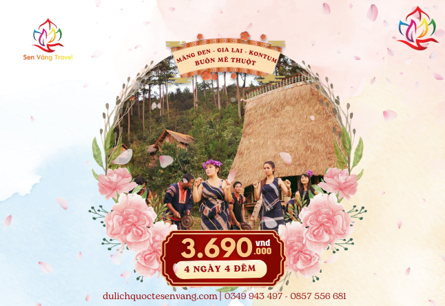 MĂNG ĐEN – GIA LAI – KONTUM – BUÔN MÊ THUỘT 4N4Đ 30/4