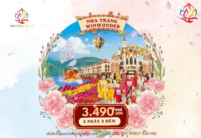 TP.HCM - NHA TRANG - WINWONDER - VỊNH SAN HÔ 3N3Đ 30/4