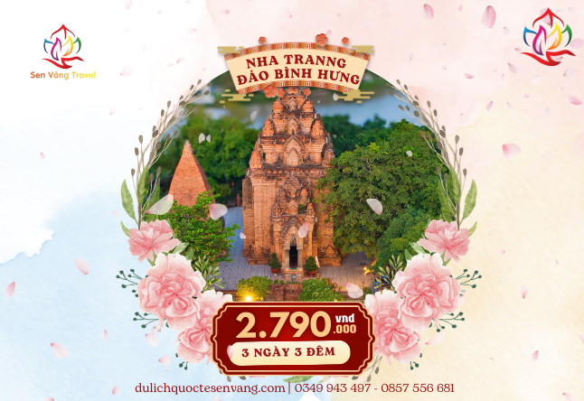 TP.HCM - ĐẢO BÌNH HƯNG - NHA TRANG  3N3Đ 30/4