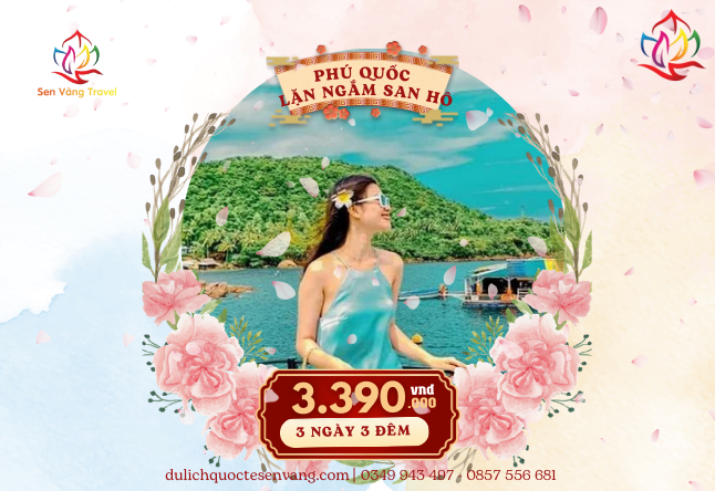 ĐẢO NGỌC PHÚ QUỐC LẶN NGẮM SAN HÔ - CÂU CÁ  3N3Đ  30/4