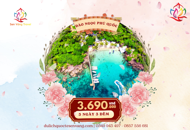 ĐẢO NGỌC PHÚ QUỐC 3N3Đ 30/4