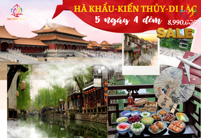 TPHCM- HÀ KHẨU - MỘNG TỰ - KIẾN THỦY- DI LẶC - HÀ NỘI 5N4Đ