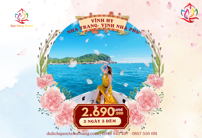 TP.HCM - VĨNH HY - NHA TRANG  - VỊNH NHA PHU 3N3Đ 30/4