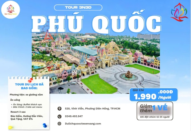 TP.HCM - ĐẢO NGỌC PHÚ QUỐC GIÁ RẺ